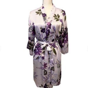 apt 9 floral kimono purple